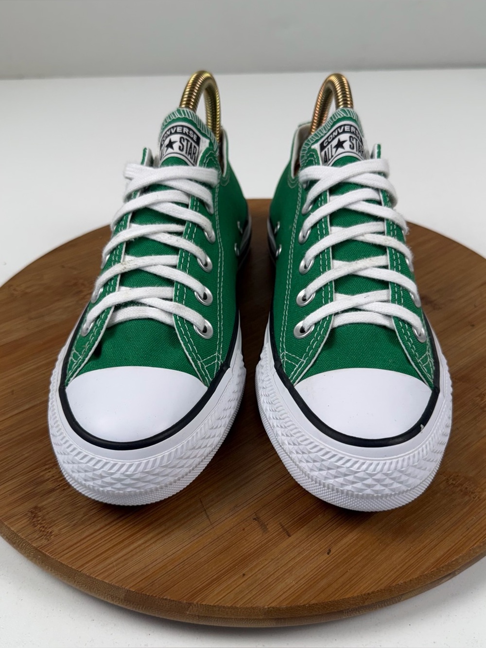 Converse Chuck Taylor All-Star Green Low-Top Sneakers - Picture 2 of 9